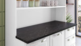Free Standing Steel Kitchen Cabinet/Cupboard with Countertop Storage - Pratika White Flatpack DIY V1112-6000001816