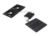 Solar Exhaust Fan IPX7 Waterproof Safe 20W Solar Panel Ventilation Fan with Energy Storage Box for V1294-YM0901-3111240101311