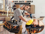 Tool Bag Heavy-Duty Tool Storage Multiple Compartments Durable Tool Bag - Black - Size regular V1106-148-70030-BLK-REGULAR