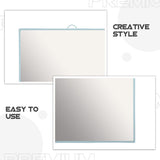 Shoe Try on Mirror Angled Floor No Bend Design HD Glass Panel V1366-AZ2-W-14127