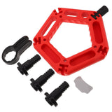 Red Kettlebell Handle with Adjustable Weight Set for Versatile Strength and Fitness Training V1192-AZ-W-29754