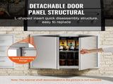 BBQ Access Door, 914x610 mm Double Outdoor Kitchen Door, Stainless Steel Flush Mount Door, Wall V952-SMABSCJMYS366SI1RV0