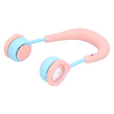 Children Hanging Neck Fan Mini Portable Electric Fan USB Charging for Home Outdoor SportsPink V1294-YM0901-3113210088912