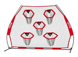 2133.6 x 2133.6mm Football Trainer Throwing Net, Training Throwing Target Practice Net with 5 Target V767-VVR-GLQW77YC5KXWQ8XVG001V0