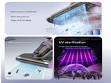Purple Advanced Cordless UV-C Dust Mite Vacuum - Handheld Cleaner with Hot Air, Pulsating Pads & LED V888-ELOSUNG34223