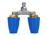Pressure Washer Double Turbine Nozzle 1/4 Inch Stainless Steel 4000psi Double Rotating Turbo Nozzle V1294-YM0901-3111250011311