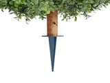 Artificial Topiary Boxwood Trees with Ground Spike, 2 Set 559mm Faux Shrubs & Bushes Potted Plants, V952-DDMJCRGXJHYMH3FA0001V0