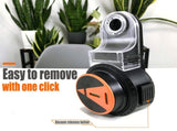 Multifunctional Laser Level with Dust Collection for Drilling, 360&deg Adjustable Suction Mount Base, V1341-ZY-HMQ8PAAW-BLACK