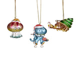 Christabelle 3 Sea Animal Christmas Ornaments Assorted Novelty Figures 7.5cm Xmas Tree Decorati 112_SHD2006