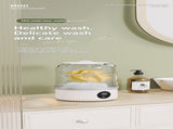 Portable Washing Machine Travel Washing Machine USB Rechargeable Washing - White - Size 1689 V1106-DSZ-XXX-NNN-WHT-1689