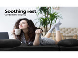 Artiss Floor Lounge Sofa Bed 2-seater Charcoal Suede FLOOR-SBL-170SUE-CHA