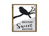 Home Sweet Home w Bird Framed Wall Art 48cm V637-20621HOM