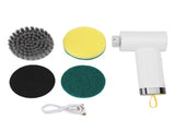 Electric Rotating Cleaning Brush 2 Speeds Cordless Shower Scrubber with 3 Replaceable Heads for V1294-YM0901-3113250075312