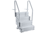 4-Step Grey Robust Pool Ladder of 2 Handrails for 1219.2-1371.6 mm Pools V952-DXYCTLTSFSSLS1J0IV0