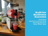 POLYCOOL 12L Single Tank Commercial Slush Machine, Digital Control Panel, SAA Approved, Juice and V219-FDSSLSPY12LB