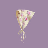 5 Pieces Crochet Hair Bandana Floral Hair Scarf Boho Head Vintage Headbands Triangle Hair Tie V1192-AZ-W-13241
