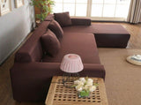 Polyester 32 Seat Corner Sofa Cover L Shape Slipcover Home Furniture Protector V1294-YM0901-JY19347-03