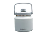 White 3L Large Capacity Insulated Water Jug - SUS304 Stainless Steel - Double Wall Vacuum Flask with V888-ELOSUNG56629