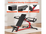 Incline Chest Fly and Rear Delt Fly Machine, 450 LBS Chest Machine, Adjustable Fitness Chest Bench V952-XBTJJXTZYTJSOY411V0