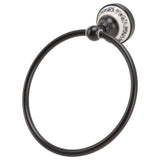 Towel Ring Bathroom Wall Mounted Stand Holder Rack Antique Brass Porcelain Accessories V1294-YM0626-3112220084811