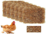 6 Pack Chicken Nesting Box Pads, Artificial Grass Laying Mats, Washable Non Slip Coop Nest Mats For V1237-ZY-807-247