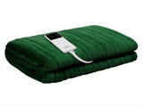 Giselle Electric Throw Rug Heated Blanket Washable Snuggle Flannel Winter Green EB-THROW-RUG-GN