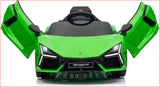 Lamborghini Revuelto Licensed Ride on 12V Remote Control Power Battery Car With Scissor door Green V580-CAR-OZ-LAMBO-GR