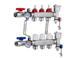 3-Branch Heat Manifold, 1/2" PEX Tubing Manifold, Stainless Steel PEX Manifold for Hydronic V952-DRFSQBXG3HLGIHXQRV0