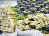 100 Pcs Rockwool Cubes, 1.57 Rock Wool Planting Cubes, Rock Wool for Hydroponic Growing, Perfect for V1192-AZ-W-17514