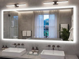 Smart LED Bathroom Mirror Anti-Fog Wall Mounted Vanity Mirror with 3 Color Dimmable Lights Touch V767-XMR-C28-330-AU