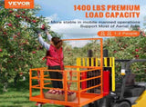 Forklift Safety Cage Work Platform 43X45in 1400lbs w/ Wheels for Aerial V952-CCGZPTCYMS214BM9RV0