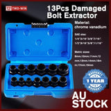 13-Piece Impact Bolt & Nut Remover Set Nut Extractor Socket Bolt Remover Tool V201-W12881957