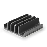 Multiple Laptop Holder Vertical Adjustable Laptop Vertical Stand Holds 5 Devices, Fits All Laptops V1370-AZ4-05441