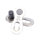 SWETRACE 1 Pair Speed Chain Stainless Steel Buckle Chain for Bicycle Maintenance 9 Bike Chain Silver V1189-LWWAL-20260327-03838