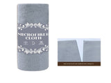 3 Pack Grey Microfiber Cleaning Cloth Roll - 25x25cm Thickened Absorbent Wipes - Lint Free Reusable V888-ELOSUNG56253-1