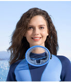 Panoramic silicone large field of view one-piece diving mirror V1363-OS-16-CORALRED