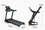 PROFLEX Electric Treadmill Auto Incline Foldable Run Machine 480MM Belt Home Gym Fitness Large V219-FTNTRDPRFBXX8