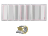 Screen Kit, 6 Pieces Aluminum Silk Screen Frames, 25.4 x 35.6 cm Silk Screen V952-SYKJD61101014X54UV0