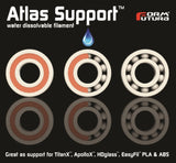 PVA Support Filament Atlas Support 2.85mm Natural 300 gram 3D Printer Filament V177-285ATLAS-NAT-0300