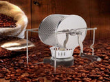 1Pc Mini Manual Coffee Beans Roasting Machine DIY Stainless Steel Rollers with Handle V1294-YM0901-JY23326