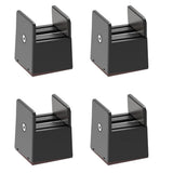 Pack of 4 Multipurpose 2Inch Bed Risers Furniture Lift Support Convenient Accessory for Sofa Table V1370-AZ4-12783