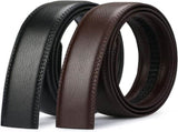 2 pieces Men's Belt Leather Belt Adjustable Gift Men Shortenable Gift Man Cow Leather V1188-NK-BOL-2