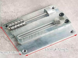 Leather Strap Cutter, Stainless Steel Leather Strip Cutting Machine with 0-8cm Scale and V1107-CS-YNKZ15
