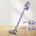 Devanti Stick Vacuum Cleaner Bagless Cordless 150W Purple VAC-CL-150-GY-PP