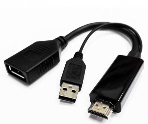 8WARE HDMI to DisplayPort DP Male to Female with USB Adapter Cable V177-L-CB8W-GC-HDMIDP-2U