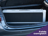 Equipmed 123cm Portable Folding Aluminium Access Ramp, 272kg Rated, Black Ultra-Grip, for V219-HELRMPEQ13SA