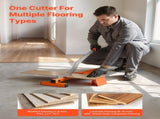 304.8mm Vinyl Floor Cutter, 10mm Thick Laminate Flooring Cutter with Cutting Angle Guide, Rubber V952-QXSDBQGJ12IN3B4GH001V0
