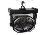 Camping Fan with LED Lantern 4 Levels 270 Degree Pivot Large Air Volume USB Rechargeable Outdoor V1294-YM0716-3113220171011