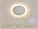 13CM White Touch Eclipse LED Wall Light Stepless Dimming V1221-XM-LB429-GM31
