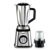 2-in-1 Electric Blender and Grinder with Stainless Steel Body, 1.5L Large Capacity Jar and Compact V1341-ZY-J74HNP4S-SILVER